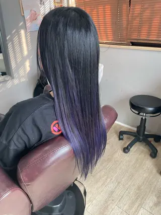 ロング カラー Hair room Leaのヘアスタイル