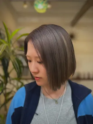 ショート カラー KAKERU/ボブ/ ショート/パーマ🌱のヘアスタイル