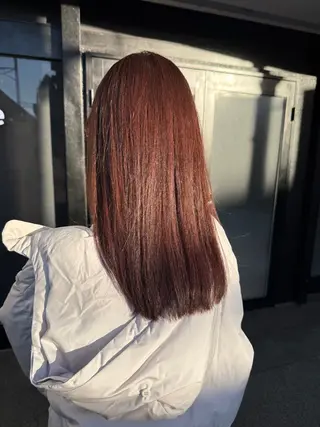 ミディアム カラー 透明感カラー/パーマ 🌀アオノのヘアスタイル