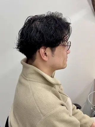 ショート メンズ パーマ メンズパーマ/ メンズカット/タクヤのヘアスタイル