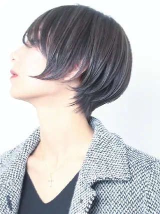 ショート カラー パーマ ヘアアレンジ 心斎橋難波本店 店長 THE ECT 中尾のヘアスタイル