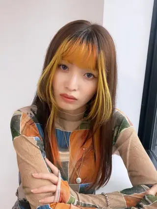 ロング 島川 蒼梧のヘアスタイル