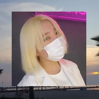 ショート カラー パーマ ヘアアレンジ メンズ キッズ ネイル マツエク・マツパ アイブロウ ハイトーンNo.1 👩🏼NaGiSaのヘアスタイル