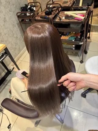 ロング カラー 🩵レイヤー✖︎ 髪質改善🩵リョウヤのヘアスタイル