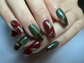 ロング shandy nailのネイルデザイン