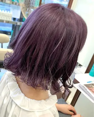 ミディアム カラー miiro 長津田 髪質改善 フジムラのヘアスタイル
