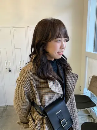 ロング カラー サトウ リョウのヘアスタイル