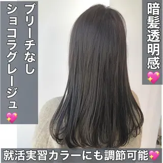 ロング カラー 💖ブリーチなし透明 感💖ASAHIのヘアスタイル