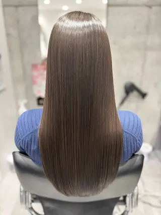 ロング カラー ドライ カット✂️髪質改善のヘアスタイル