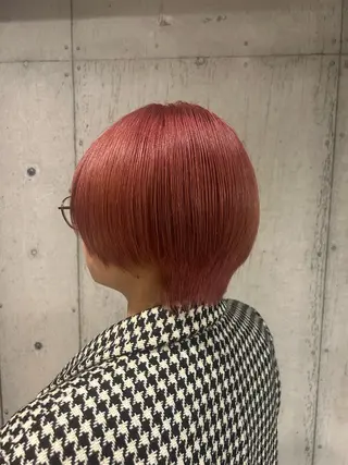 ショート カラー 🤡暖色レイヤー 🤡みさきのヘアスタイル