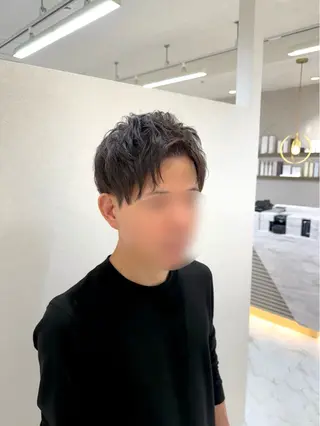 ショート メンズ 三宮/艶髪カラー /縮毛矯正/北條弘樹のヘアスタイル