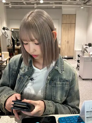 ミディアム hair&eye🎀 /momoKaのヘアスタイル