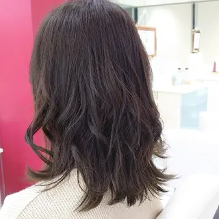 ミディアム カラー 仲村 友孝のヘアスタイル