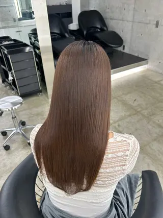 ロング みく/韓国風艶カラー /透明感カラーのヘアスタイル