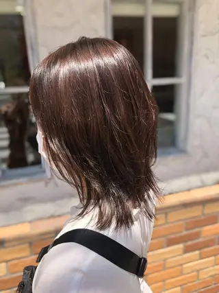 ミディアム 伊藤 みきのヘアスタイル