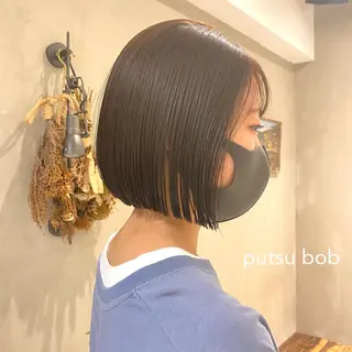 ショート センターパート/ 暖色カラーayuのヘアスタイル