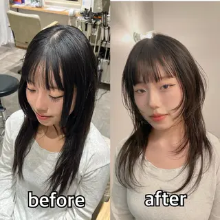 ロング ハイトーン🦄ネイル 💞のぶちのネイルデザイン