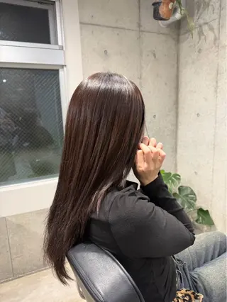 ロング デザインカラー みさのヘアスタイル
