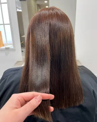 セミロング Yumi/艶髪/ 透明感カラー🤍のヘアスタイル