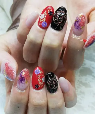 ネイル nail salon macaron のネイルデザイン