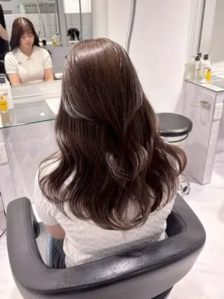 ロング カラー 韓国風透明感カラー‎ /yurinのヘアスタイル