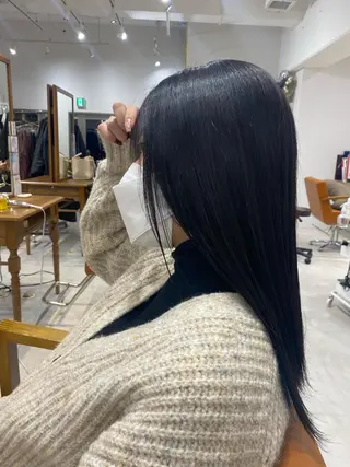 ロング 山﨑 燦人のヘアスタイル