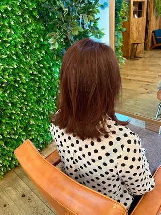 ミディアム ⚪️髪質改善 縮毛 店長 コウ⚪️のヘアスタイル