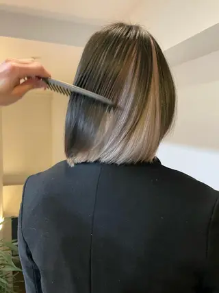ショート カラー ネイル マツエク・マツパ アイブロウ ⭐ハイトーンブリーチ ミルクティーピンクのヘアスタイル