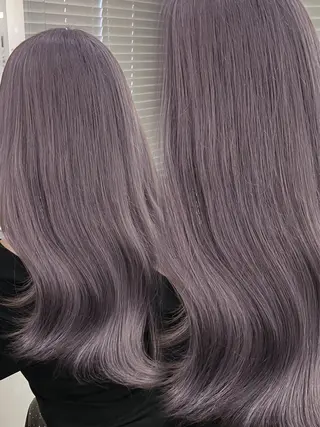 ロング カラー ヘアアレンジ 💓ブリーチ特化 透明感💓あい💓のヘアスタイル