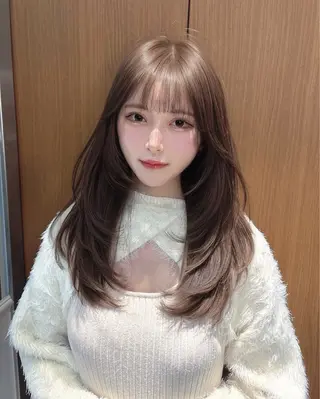 セミロング ♡大人カワイイ hair♡徳井はやとのヘアスタイル