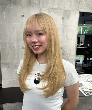 ロング カラー 前田 匡蔵のヘアスタイル