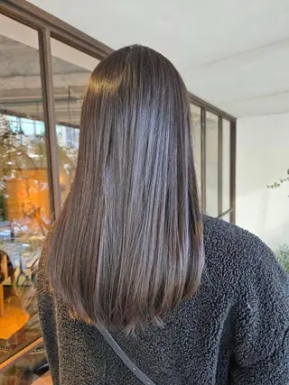 ロング カラー 韓国好き🇰🇷 美容師MIKUのヘアスタイル