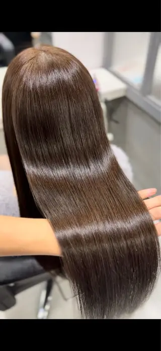 ロング カラー 髪質改善 艶髪矯正 エクステ かいり✂️のヘアスタイル