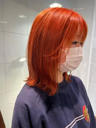 カラー カットパーマ 🌀あさみのヘアスタイル