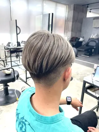 ショート カラー メンズ LUXBE LUCE ひなののヘアスタイル