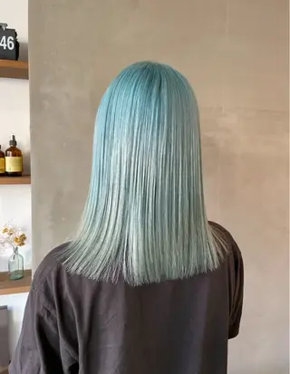 カラー 石江 奈琉のヘアスタイル