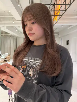 ロング カラー loely 💞miyuのヘアスタイル