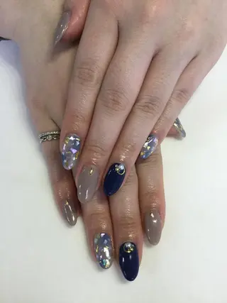 ネイル 💎🐰 saki. m 🐰💎のネイルデザイン