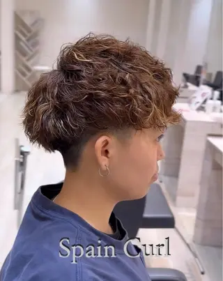 ショート パーマ メンズ NYNYイオン四條畷 村上 心のヘアスタイル