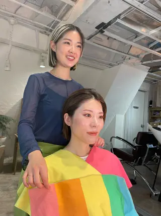 カラー デザインカット/新宿 🕊️mao 🌿のヘアスタイル