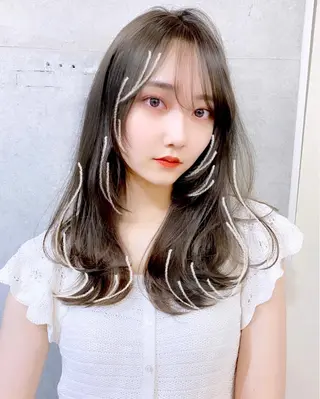ロング カラー 似合わせレイヤー 🇰🇷荒木洋文のヘアスタイル