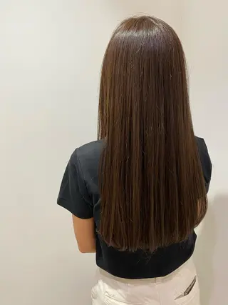 ロング カラー ヘアアレンジ 福壽 優奈のヘアスタイル
