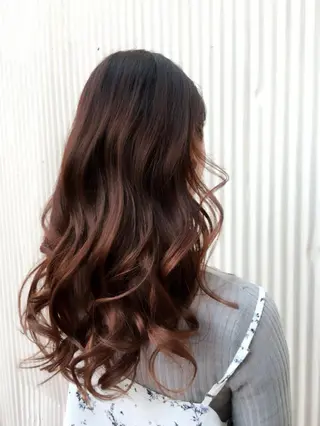 ロング カラー aroot 町田駅徒歩10秒のヘアスタイル