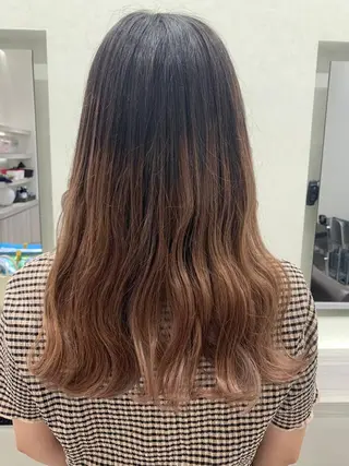 ロング 恒川 ひなたのヘアスタイル