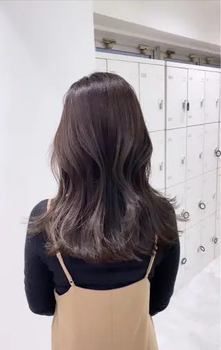 セミロング 肌なじみベージュ 🦋azu🦋のヘアスタイル