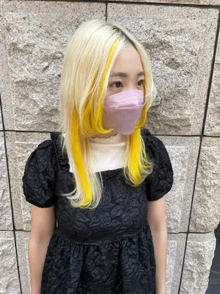 セミロング カラー HairMake 3 🐬NANAMIのヘアスタイル