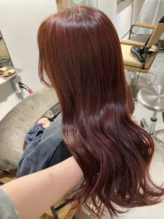 ロング ✨色持ちの良い艶 カラー✨蟹江真世のヘアスタイル