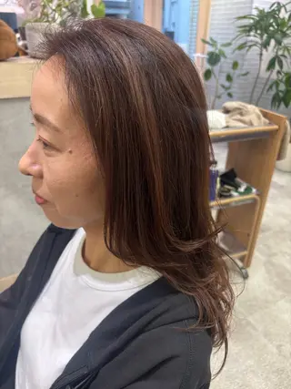 セミロング カラー カラー特化/縮毛矯正 /ベッドスパ/マナミのヘアスタイル