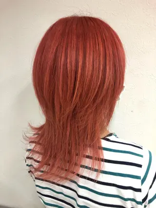 カラー ダブルスキルエクステ /羽エクステ白石宇由のヘアスタイル