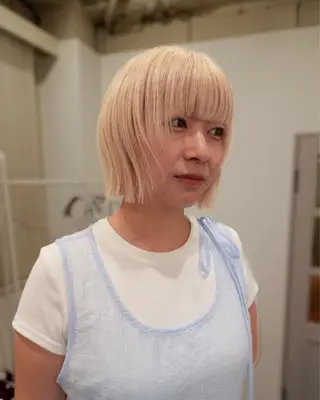 カラー レイヤー/ハイトーン ヒガシサヨのヘアスタイル